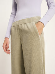 Kord Hose mit Gummizug - Dark Stone