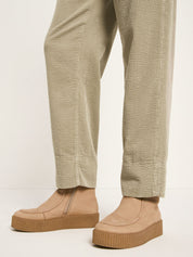 Kord Hose mit Gummizug - Dark Stone