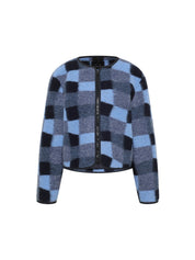 Karo Jacke - Blue Multicolor