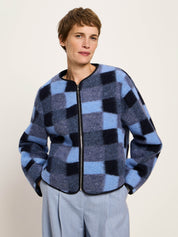 Karo Jacke - Blue Multicolor