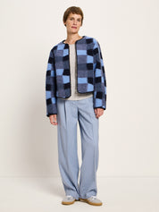 Karo Jacke - Blue Multicolor