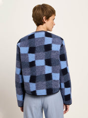 Karo Jacke - Blue Multicolor