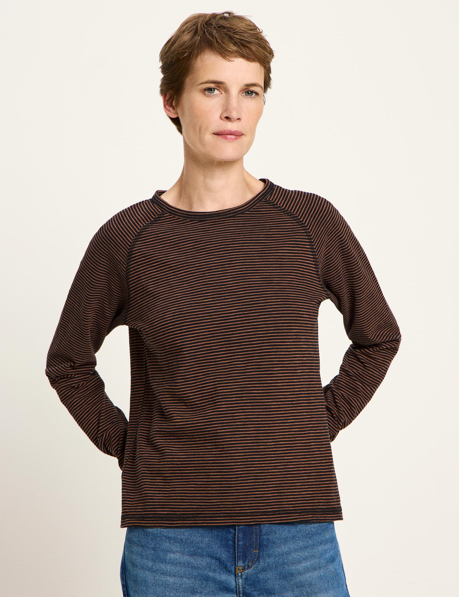 Langarm Raglanshirt GOTS