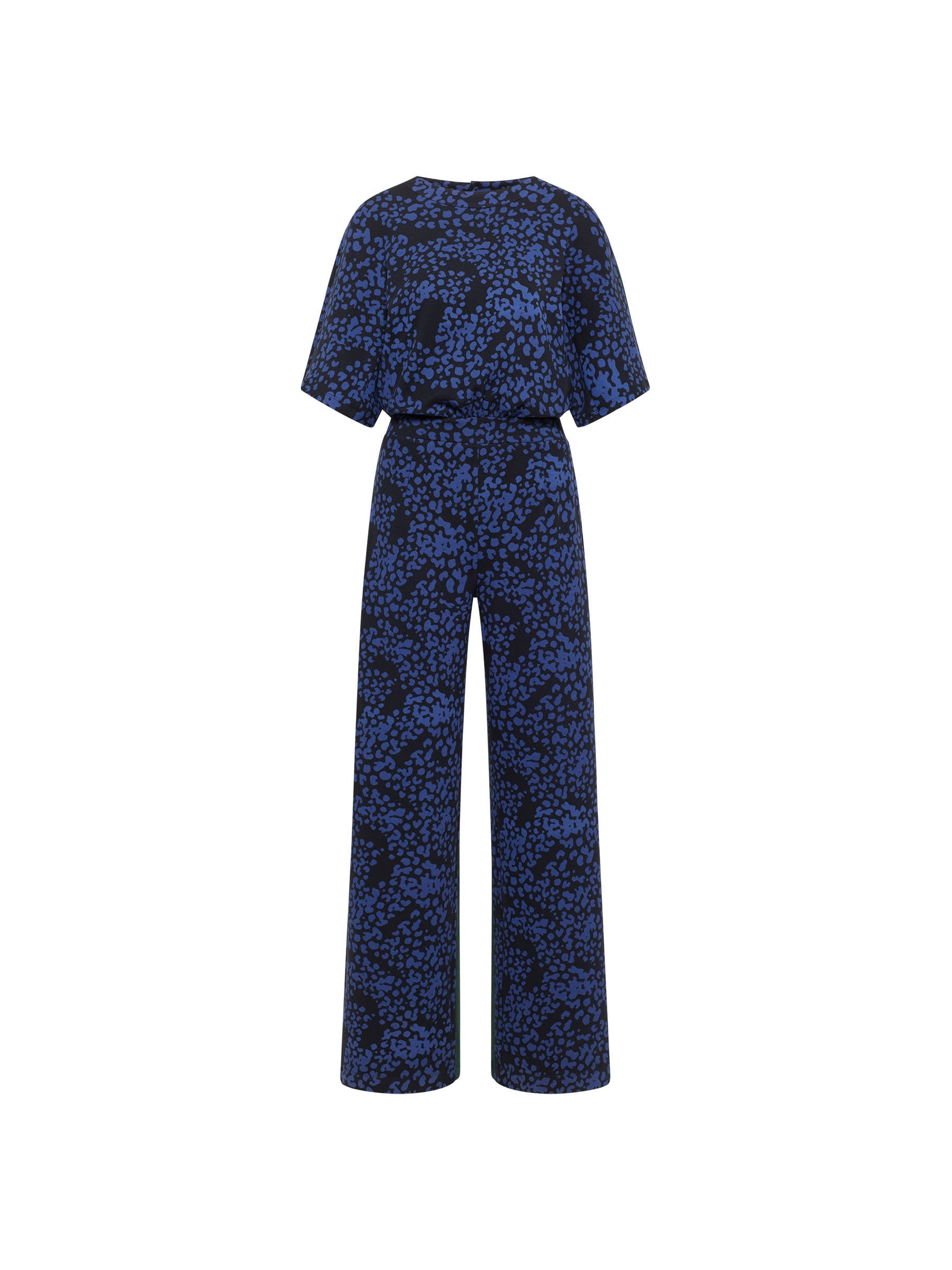 Jumpsuit - Print Painted Animal Midnig