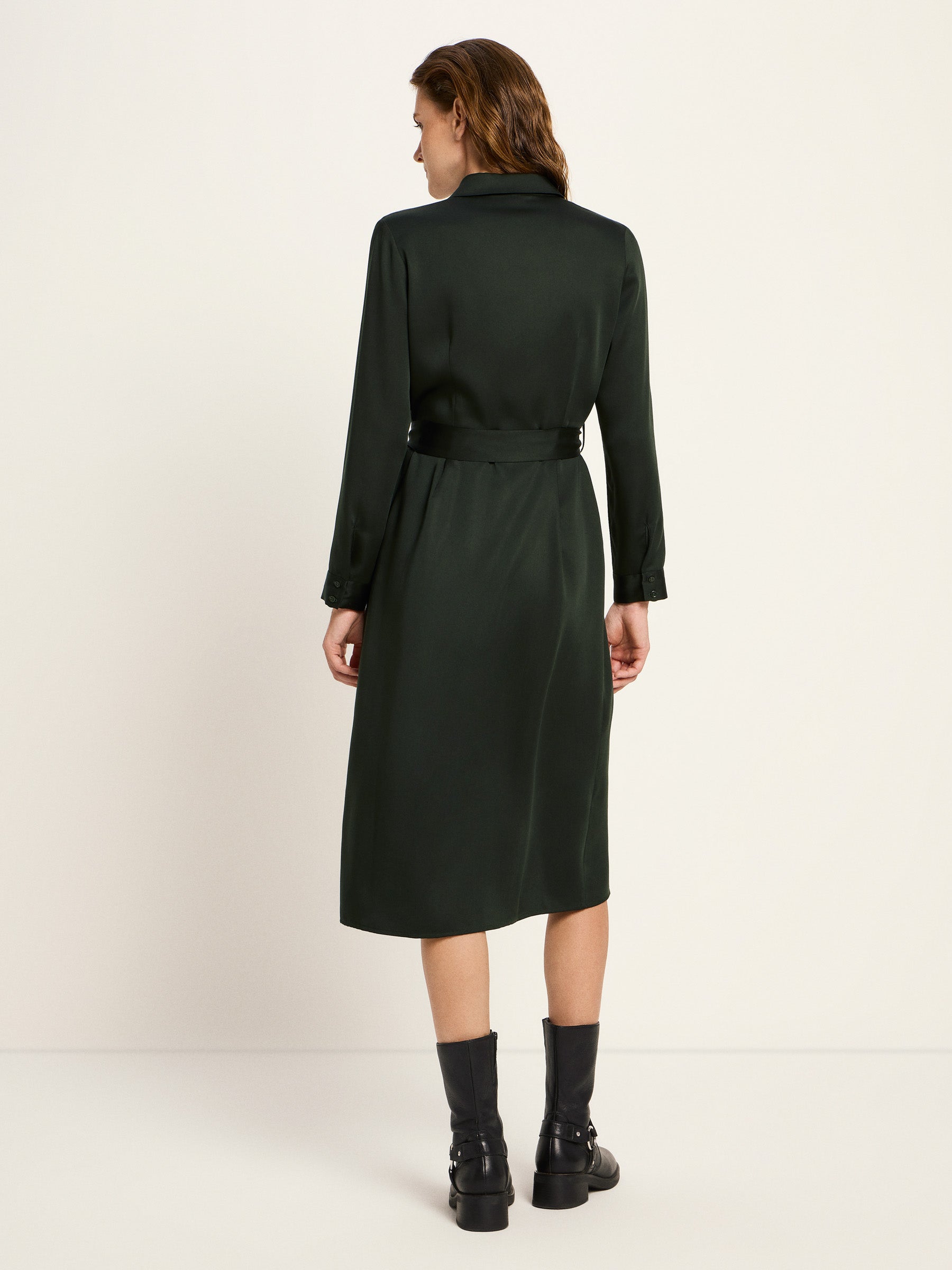 Kleid aus Tencel - Forest