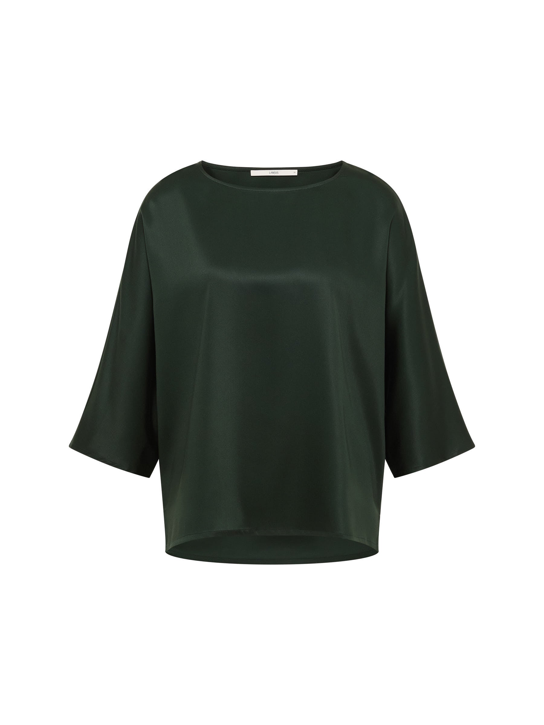 3/4 Arm Bluse aus Tencel - Forest