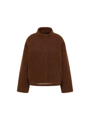 Boucle Jacke GOTS - Brown
