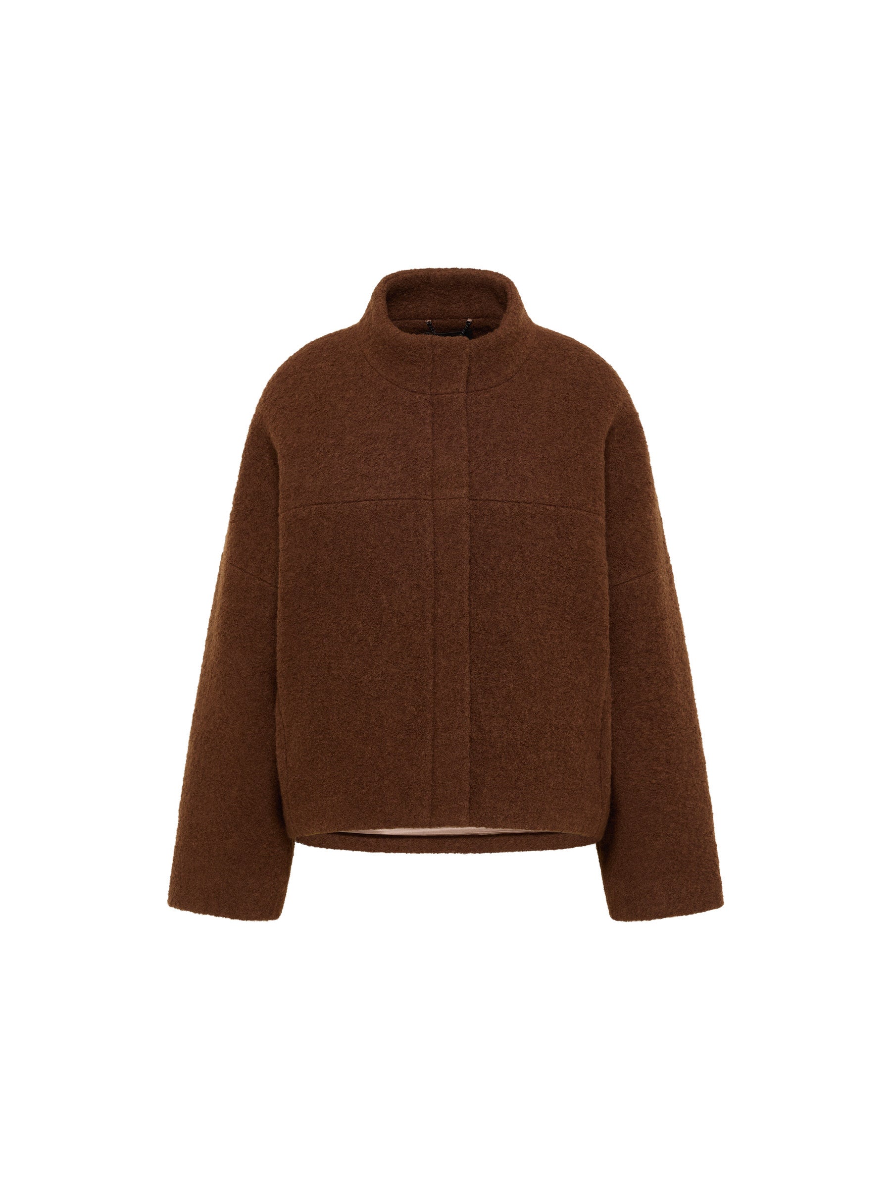 Boucle Jacke GOTS - Brown