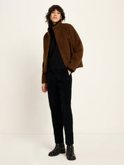 Boucle Jacke GOTS - Brown