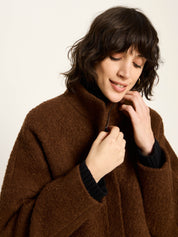 Boucle Jacke GOTS - Brown