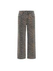 Relaxed Jeans GOTS - Print Leo