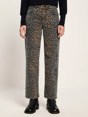 Relaxed Jeans GOTS - Print Leo