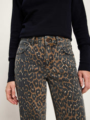 Relaxed Jeans GOTS - Print Leo