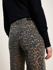 Relaxed Jeans GOTS - Print Leo