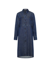 Jeans Kleid - Dark Blue Denim