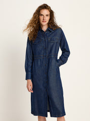 Jeans Kleid - Dark Blue Denim
