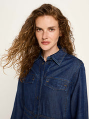 Jeans Kleid - Dark Blue Denim