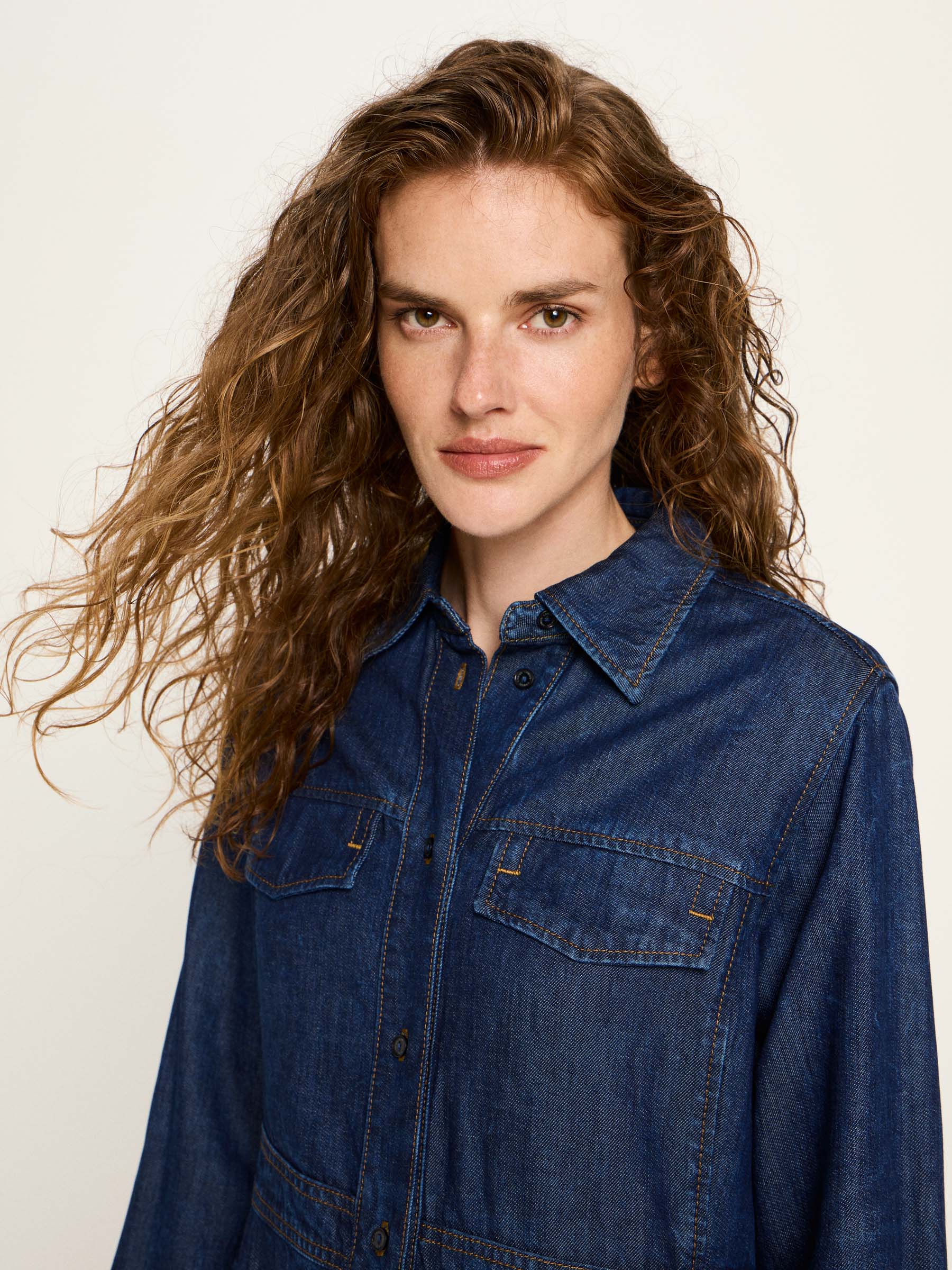 Jeans Kleid - Dark Blue Denim