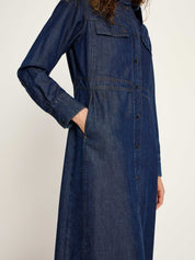 Jeans Kleid - Dark Blue Denim