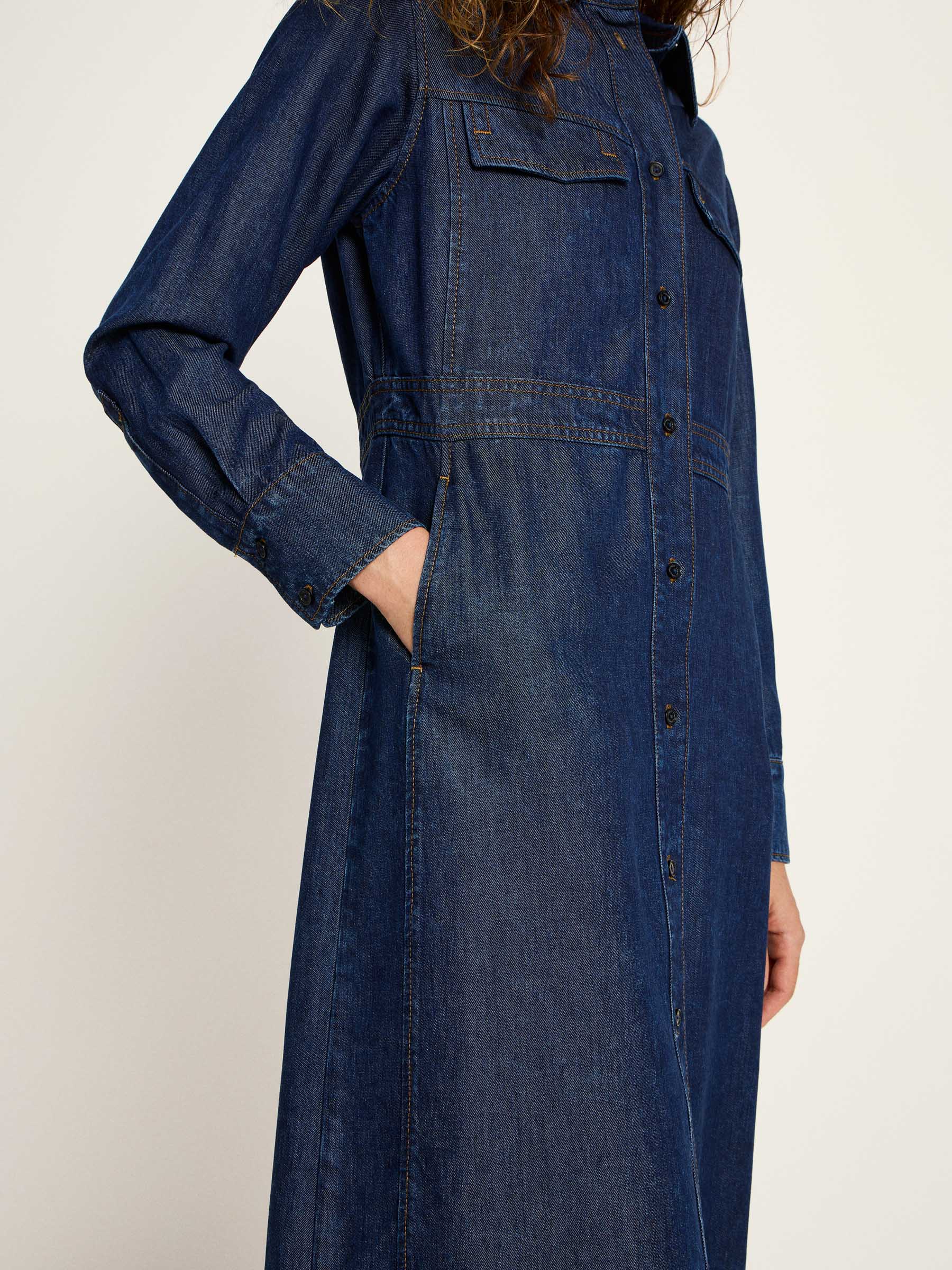 Jeans Kleid - Dark Blue Denim