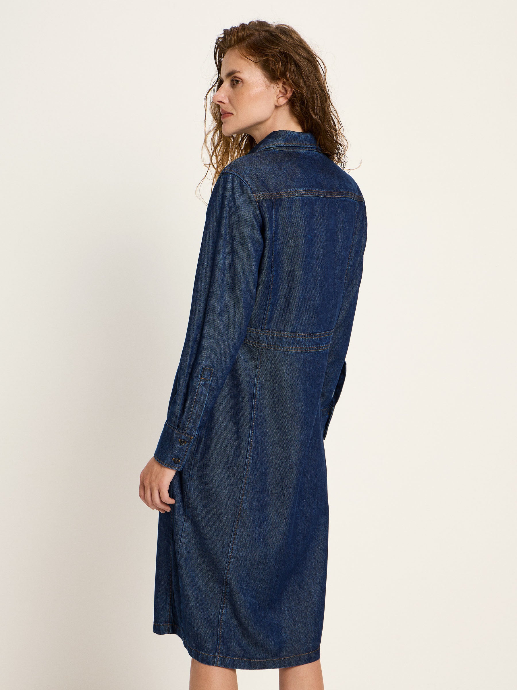 Jeans Kleid - Dark Blue Denim