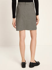 Hahnentritt Rock GOTS - Black/Off White
