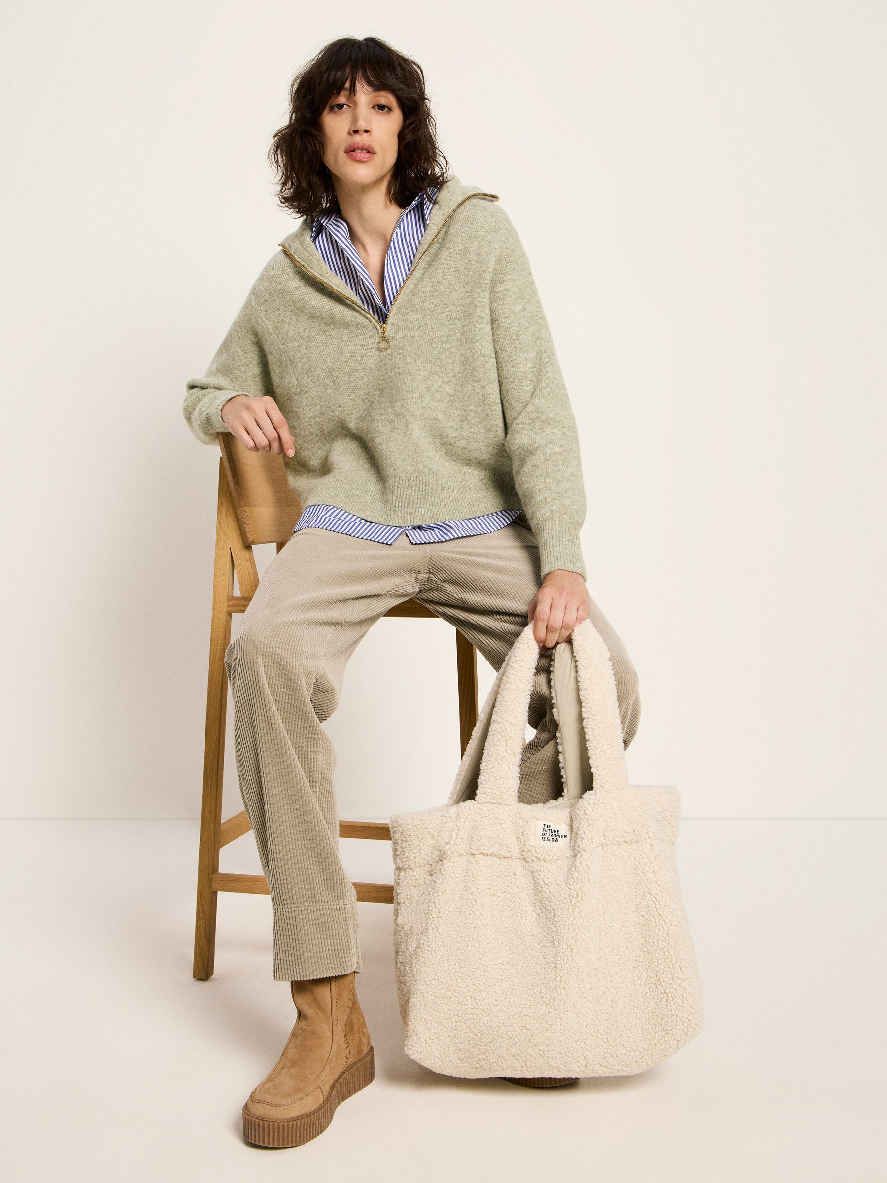 Wattierte Teddy Tasche GRS