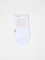 Statement Socken "Love" GOTS - Weiß