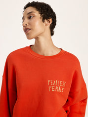 Statementsweatshirt GOTS