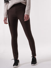 Slim Fit Hose GOTS - Espresso