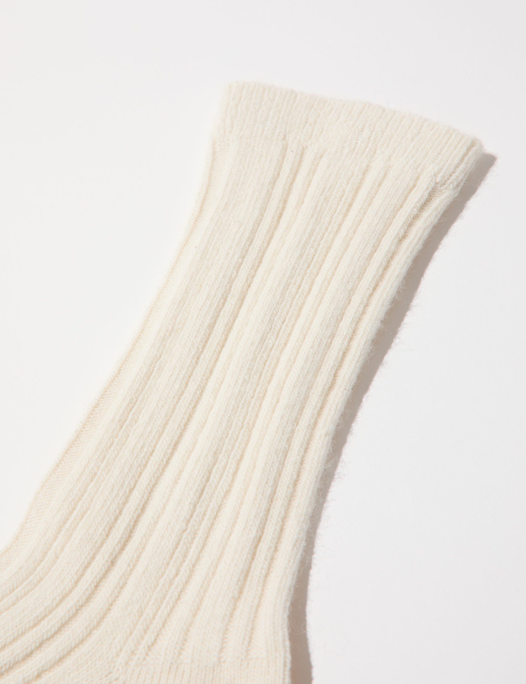 Rippenstrick-Socken GOTS