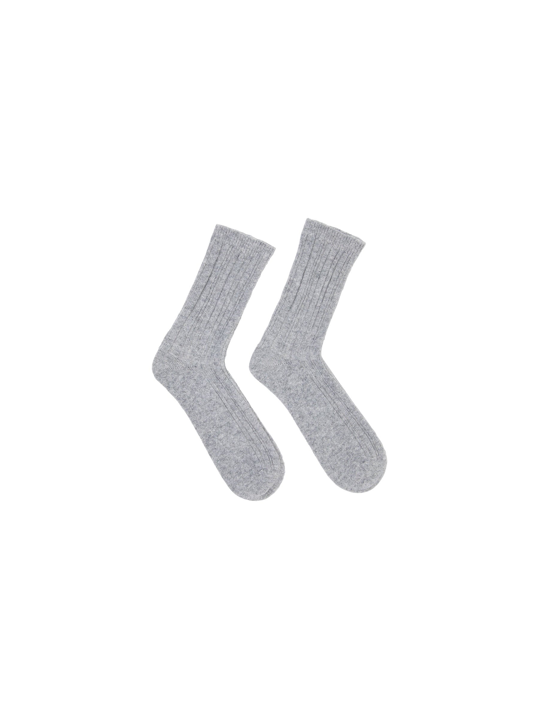 Rippenstrick-Socken GOTS