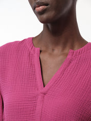 Midikleid mit Struktur - Blossom Pink