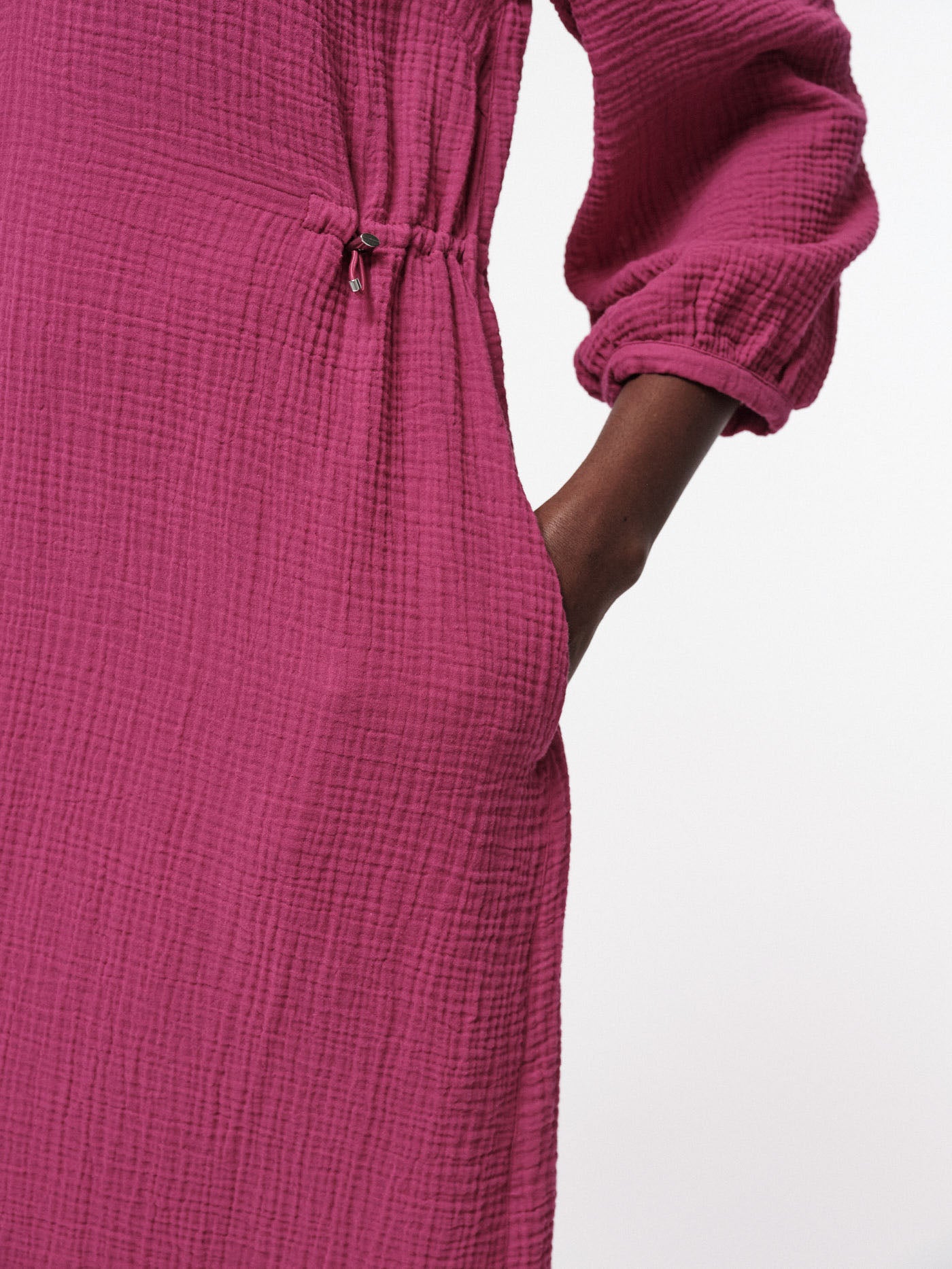 Midikleid mit Struktur - Blossom Pink
