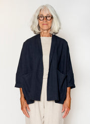 LIVIA Kimono - Schwarz