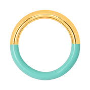 Double Color Ring - Gold Plated