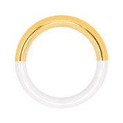 Double Color Ring - Gold Plated