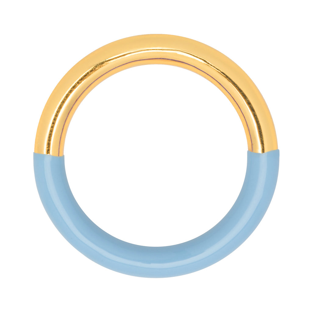 Double Color Ring - Gold Plated
