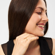 Color Ring Shiny - gold plated