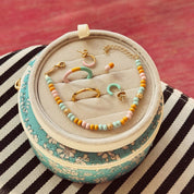 Color Ring Shiny - gold plated