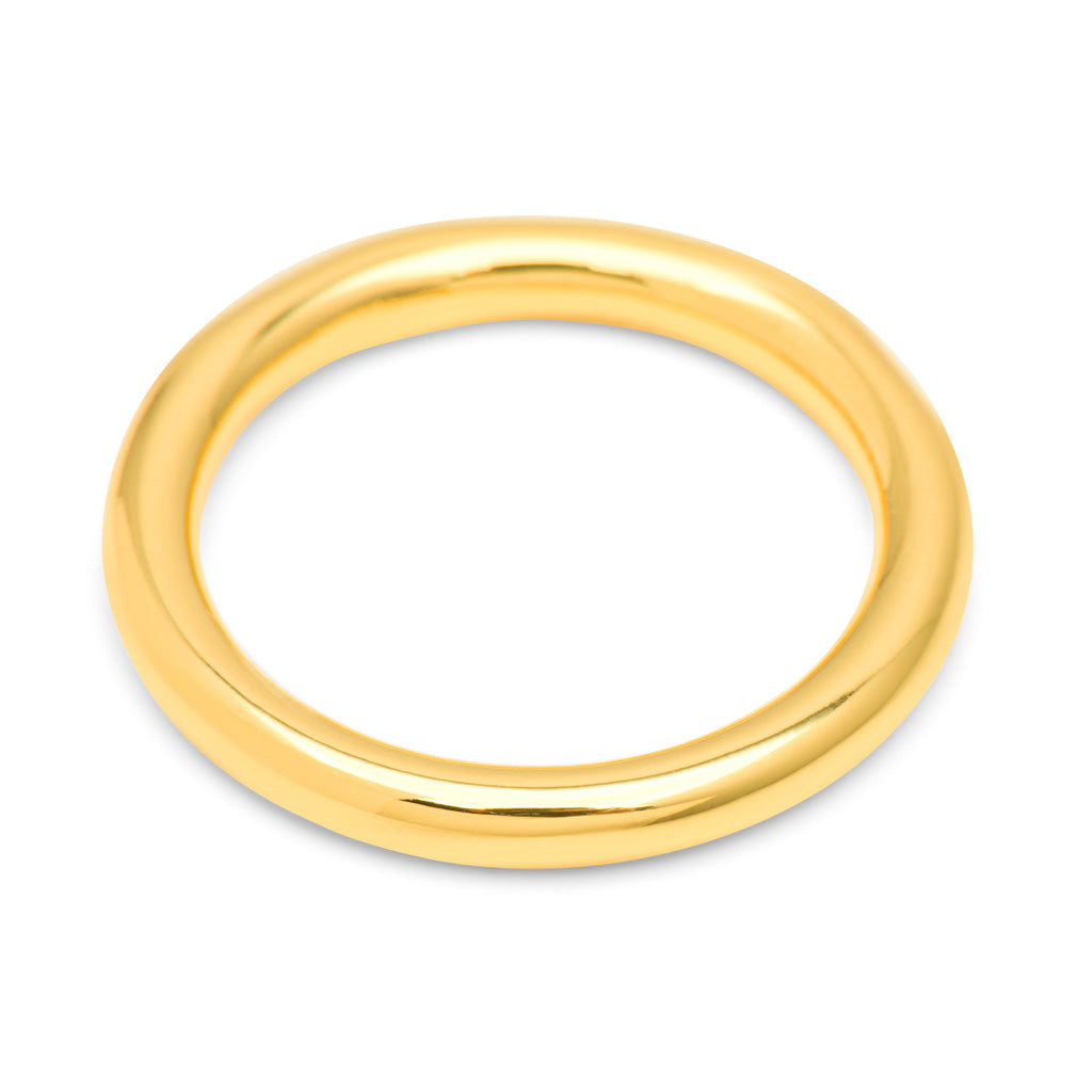 Color Ring Shiny - gold plated