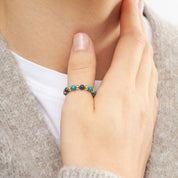 Color Ball Beads Ring