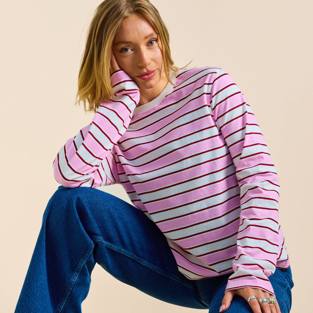 Langarmshirt Gestreift