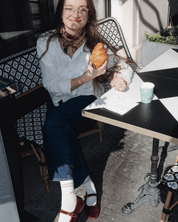 Socken Paris Croissant