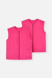 Davie Vest Cord - Pink