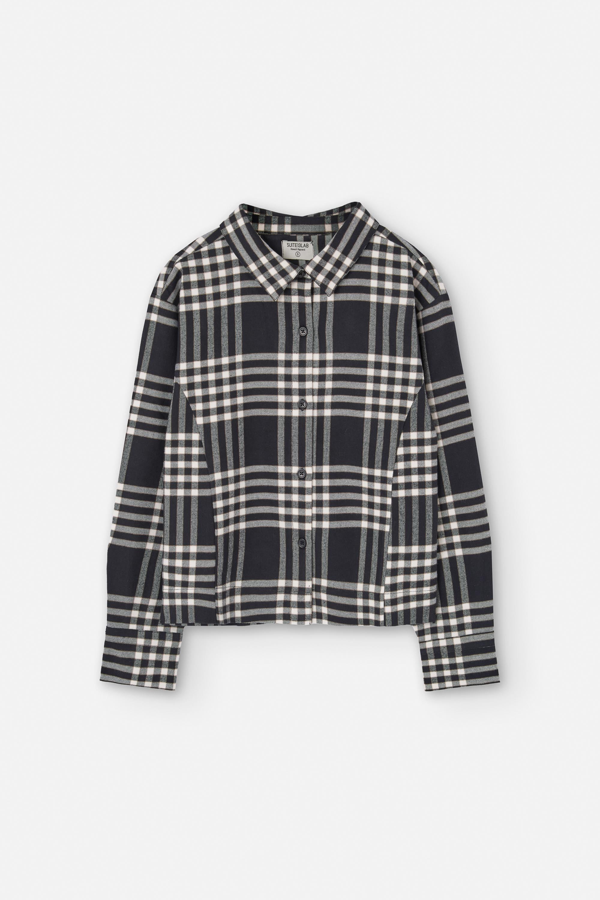 Sens Shirt Flannel - Check Black