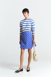 Ganges Top - Blue Stripes