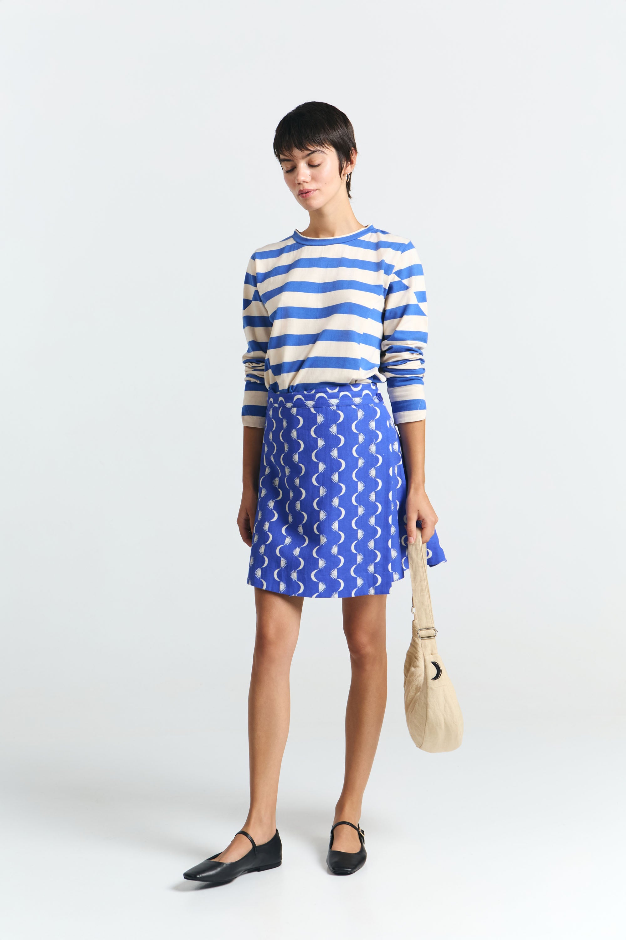 Ganges Top - Blue Stripes