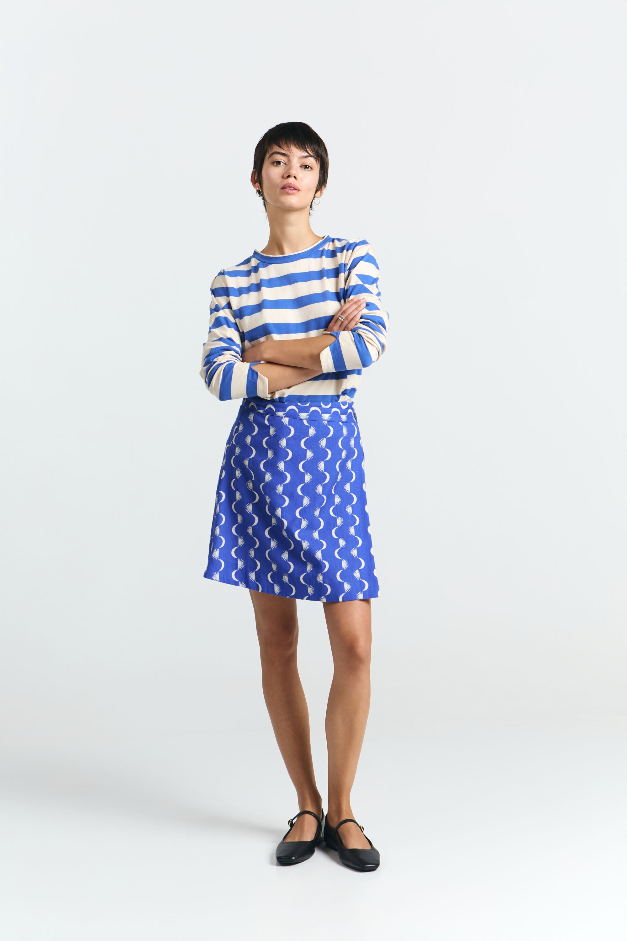 Ganges Top - Blue Stripes