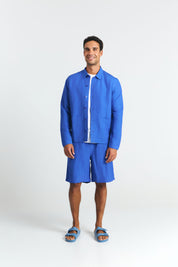 Kua Overshirt - Klein Blue